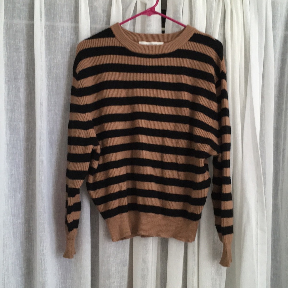 Workshop Brown and black stripe sweater